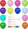 105pcs Colorful Balloons 12inch Rainbow Latex Balloons for Boys Girls Birthday Baby Shower Gender Reveal Wedding Decorations